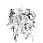 Leaves Paillette Pendant Chandelier - Silver - 21.5 x 3cm