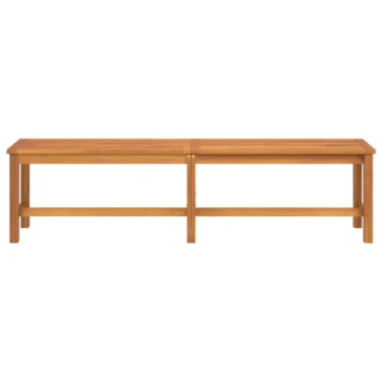Garden Bench - Solid Acacia Wood - 180 x 35 x 45cm