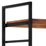 4-Tier Bookcase - Solid Acacia Wood - 80 x 30 x 180cm