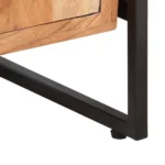 4-Tier Bookcase - Solid Acacia Wood - 80 x 30 x 180cm