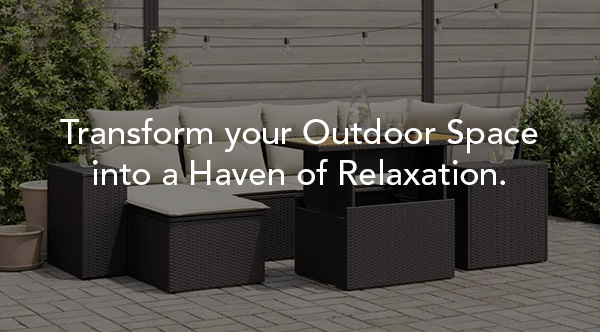 Transform your Outdoor Space into a Haven of Relaxation.