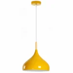 Vintage Industrial - Metal Ceiling Hanging Pendant Shade - Yellow