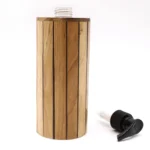 Natural Java Teakwood Soap Dispenser - Round