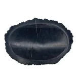 Petrified Wood Soap Dish - Black