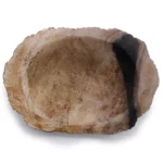 Petrified Wood Soap Dish - Black