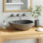 Sink Basin - Natural River Stone - 37 x 46cm