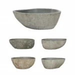 Sink Basin - Natural River Stone - 37 x 46cm