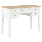 Timeless Design - White Writing Desk - 109.5 x 45 x 77.5cm