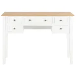 Timeless Design - White Writing Desk - 109.5 x 45 x 77.5cm