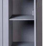 3 Door Wardrobe - Pine Panama Range - Grey - 118 x 50 x 171.5cm