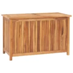 Garden Storage Box - Solid Teak Wood - 90 x 50 x 58cm