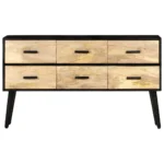 Sideboard - Solid Mango Wood - 110 x 33 x 64cm