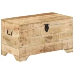 Storage Chest - Solid Rough Mango Wood - 73 x 39 x 41cm