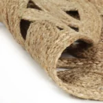 Hand-Braided Jute Rug - 210cm