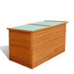 Wooden Garden Storage Box - Fir Wood - 126 x 72 x 72cm