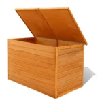 Wooden Garden Storage Box - Fir Wood - 126 x 72 x 72cm