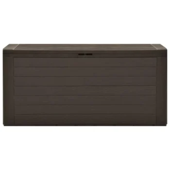 Garden Storage Box - Brown - 290 L - 116 x 44 x 55cm