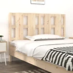 Bed Headboard - Solid Pine Wood - 145.5 x 4 x 100cm