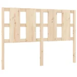 Bed Headboard - Solid Pine Wood - 145.5 x 4 x 100cm