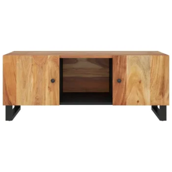 Engineered & Acacia Wood Coffee Table - 100 x 54 x 40cm