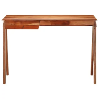 Desk with Pull Out Drawer - Solid Acacia Wood - 110 x 50 x 77cm