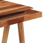 Desk with Pull Out Drawer - Solid Acacia Wood - 110 x 50 x 77cm