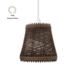 Decorative Modern Rattan Pendant Lamp Shade