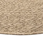 Durable Jute Look Indoor and Outdoor Rug - 120cm