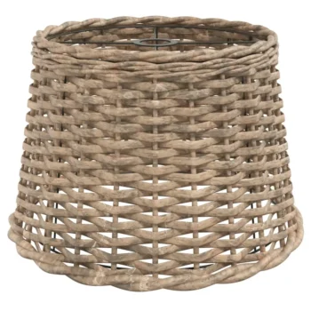 Beautiful Natural Wicker Ceiling Lamp Shade - 40 x 26cm