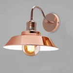 Wall Mounted Modern Rose Gold Wall Light