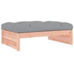 Garden Footstool And Cushion - Douglas Wood - 120 x 80cm