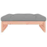 Garden Footstool And Cushion - Douglas Wood - 120 x 80cm