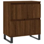 2 Sideboards - Engineered Wood - Brown Oak