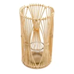 Beautiful Rattan Candle Holder -15 x 27.5 x 15cm