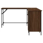 L Shaped Desk- Brown Oak - 141 x 141 x 75cm