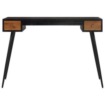 Antique Style - Black Reclaimed Teak Desk - 117 x 56.5 x 75cm