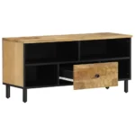 TV Cabinet - Mango Wood - 100 x 33 x 46cm