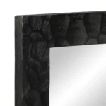 Bathroom Mirror Black – Mango Wood – 50 x 70 x 2.5cm