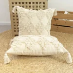 Handmade Morocco Style Cushion Cover - Beige - 45x 45cm