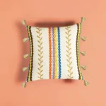 Embroidered - Cotton Fringed Pillowcase