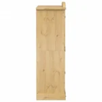 3 Door Wardrobe - Corona -Solid Pine Wood - 151.5 x 52 x 170cm