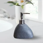 3 Pieces - Resin Bathroom Accessories Set - Modern Luxury Stone