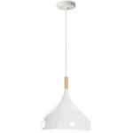 Modern White Pendant Light - Wire length - 95cm