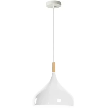 Modern White Pendant Light - Wire length - 95cm