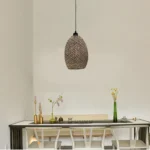 Rattan Chandelier Pendant Light - Hanging Fixture