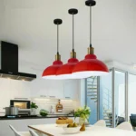 Vintage Industrial Metal Ceiling Pendant Shade - Modern Hanging Retro Lights