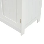 Under Sink Bathroom Cabinet - Wooden Vanity Unit - White - 60Lx 30W x 60Hcm