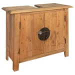 Bathroom Furniture Set - Solid Pinewood - 70 x 32 x 63cm