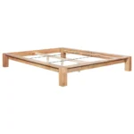 Classic Lacquered Solid Oak Bed Frame - 160 x 200cm