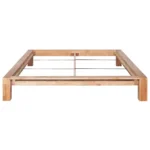 Classic Lacquered Solid Oak Bed Frame - 160 x 200cm